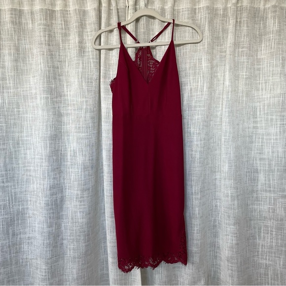 Lulu’s Burgundy Only Want You Dress - Picture 4 of 10
